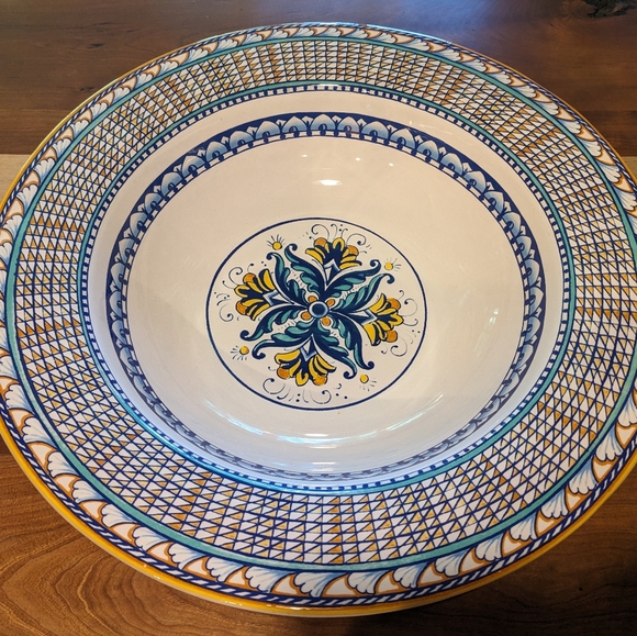 WILLIAMS-SONOMA ITALY BOWL MEDITERRANEAN 16 LARGE